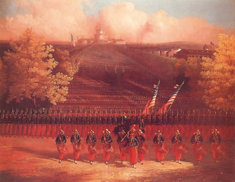 unknow artist The Army of the Potomac Marching up Pennsylvania Avenue,Washington Norge oil painting art